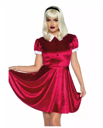 Dámský kostým red baby doll, Velikost: Small (36-38)