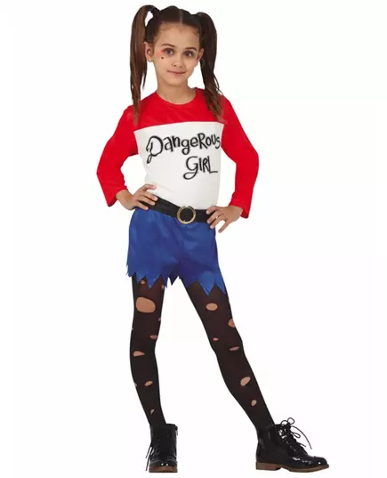 Kostým Dangerous Girl pro dívky, Velikost: 10-12 let (142-148 cm)