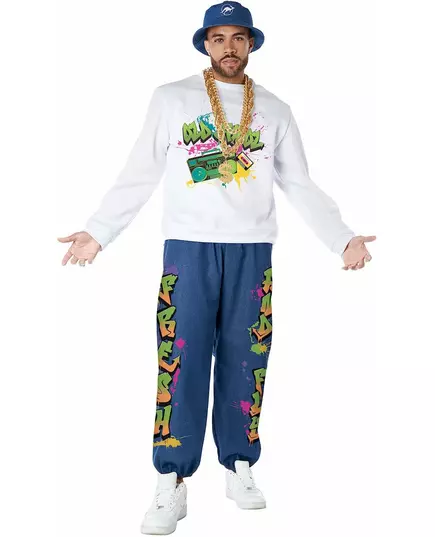90s hip hop kostým pro muže, Velikost: X-Large