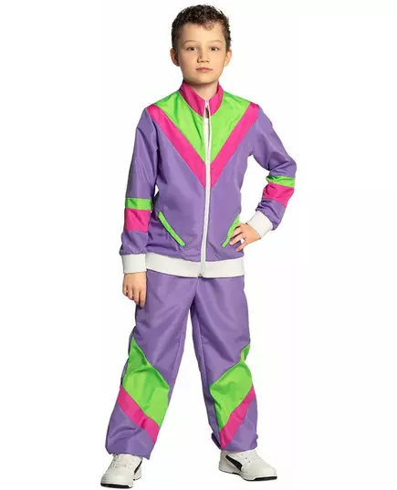 Dětský retro joggingový kostým, Velikost: 10-12 let (140-152 cm)