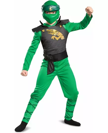 LEGACY Lloyd Ninjago kostým – LEGO děti, Velikost: 5-6 let (109 - 126 cm)