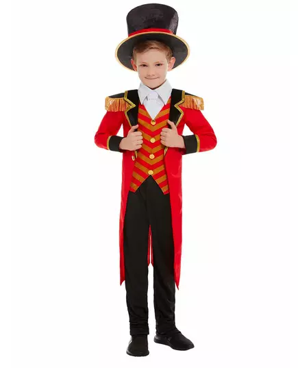 Kostým ringmaster pro chlapce, Velikost: 7-9 let (130/143 cm)