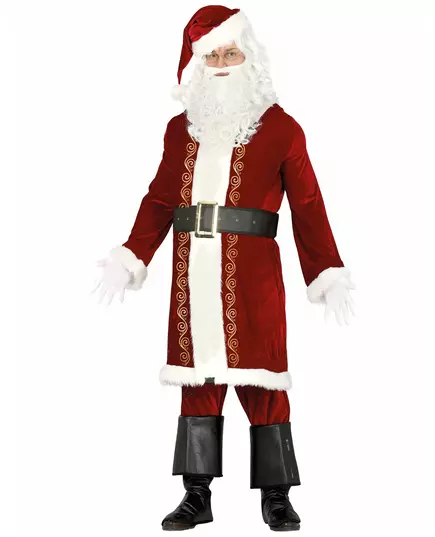 Pánský elegantní pozlacený kostým Santa Clause, Velikost: Medium (48-50)