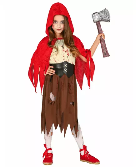 Dětský kostým zombií Karkulka, Velikost: 10-12 let (142-148 cm)