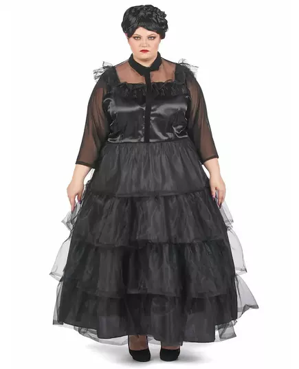 Plus size gotický plesový šatový kostým pro ženy, Velikost: XX-Large