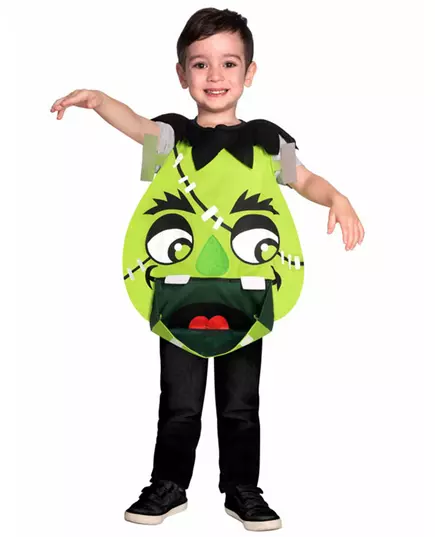 Dětský kostým zástěra „little monster hiding place“, Velikost: 4-6 let(110 cm)