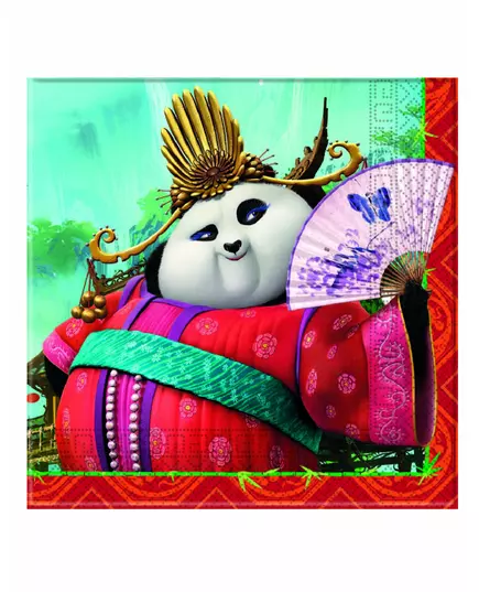 20 ubrousků Kung Fu Panda 3 33 x 33 cm, image 2