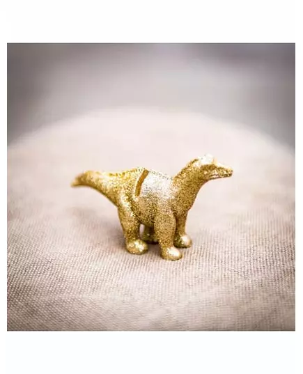 4 pryskyřicové jmenovky dinosaurus se zlatými třpytkami 9,5 × 5 cm, image 2