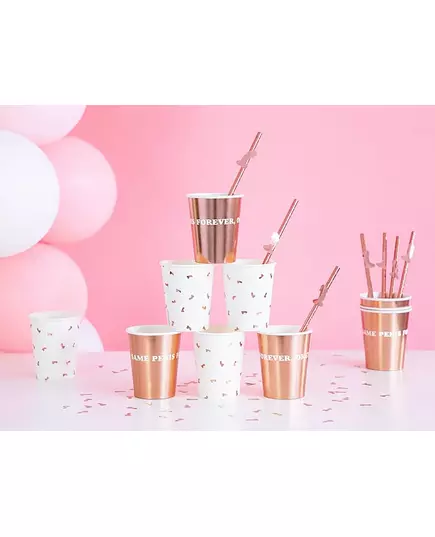 6 kelímků „Same Penis Forever“ rose gold 220 ml, image 2