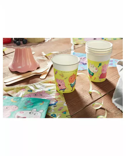 8 papírových kelímků Peppa Pig 200 ml, image 2