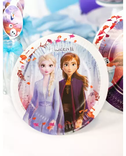 8 malých talířů Frozen 2 20 cm, image 2