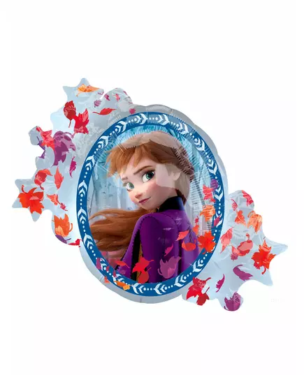 Oboustranný fóliový balónek Elsa a Anna Frozen 2 76 x 66 cm, image 2
