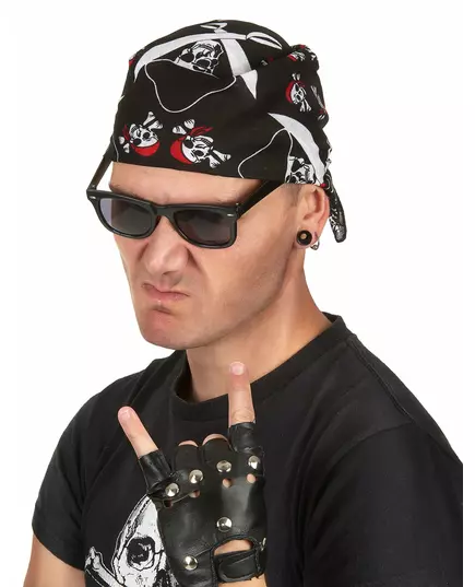 Pirátská kostlivčí bandana, image 2