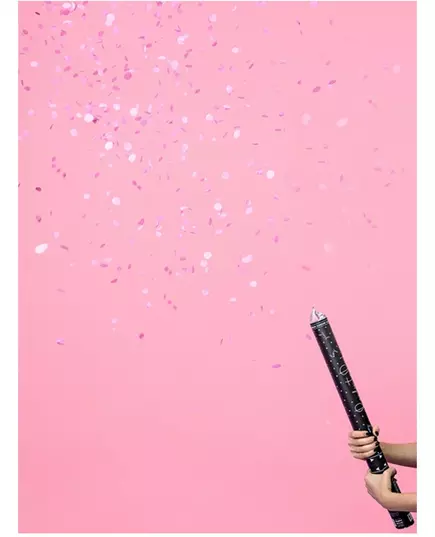 Konfetové dělo pro dívku – růžové 60 cm, image 2