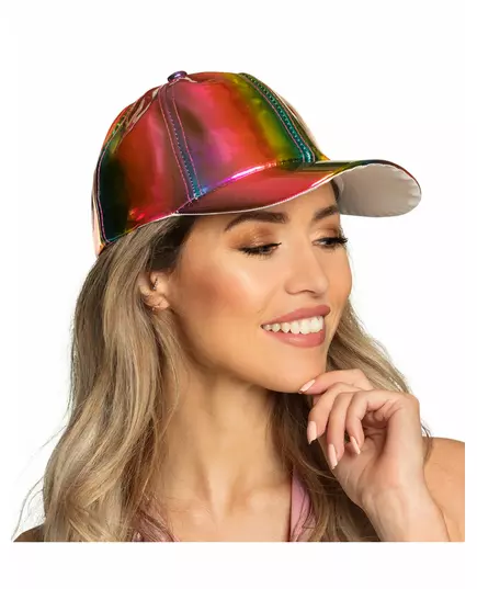 Iridescentní vícebarevná čepice pro dospělé, image 2