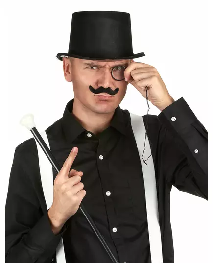 Černý plastový cylindr pro dospělé, image 2