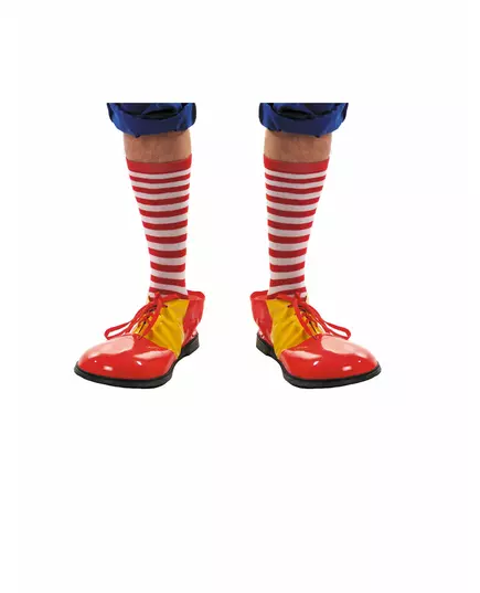 Červenobílé pruhované ponožky pro dospělé, image 2