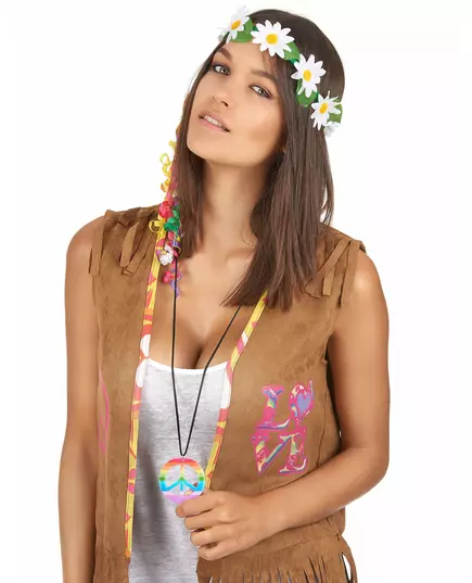 Vícebarevný hippie náhrdelník pro dospělé, image 2