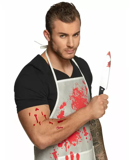 Krvavý plastový nůž Halloween, image 2