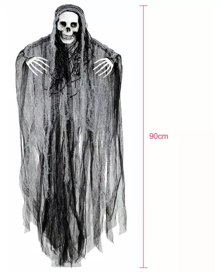 Závěsná dekorace Smrtka 90cm Halloween, image 2