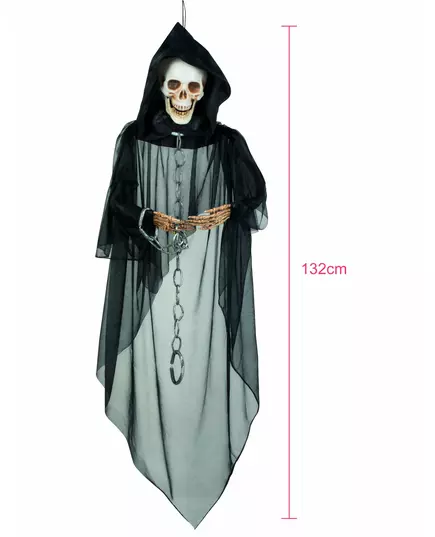 Halloweenská závěsná dekorace spoutaný kostlivec, image 2