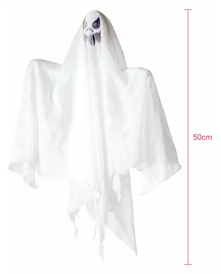 Svítící dekorace ducha 50 cm Halloween, image 2