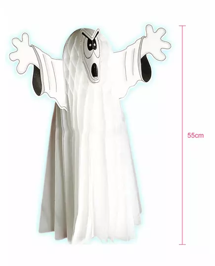 Svítící dekorace duch 55cm Halloween, image 2