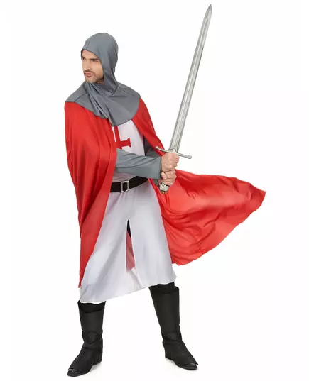 Kostým křižáckého rytíře pro muže, Velikost: Medium/Large, image 2