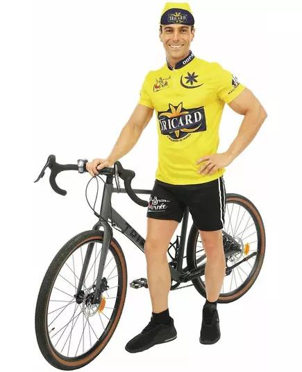 Pánský cyklistický kostým Tricard žlutý, Velikost: Small/Medium