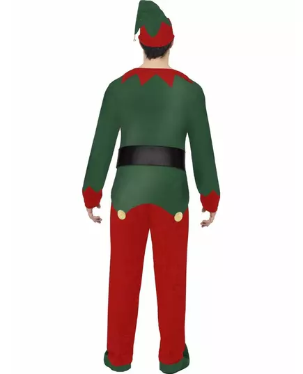 Dvoubarevný elfí kostým pro muže Vánoce, Velikost: Large, image 2