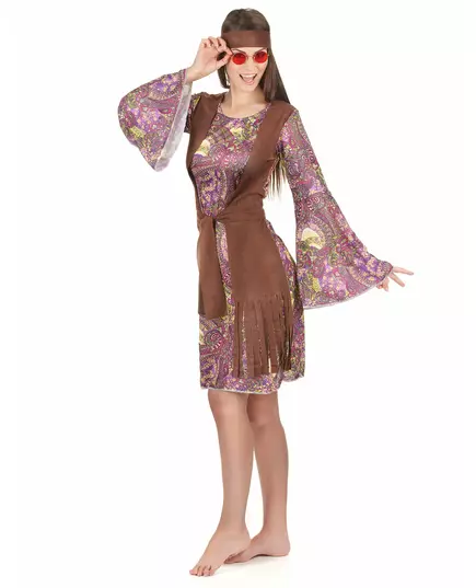 Hippie kostým se vzorem paisley pro ženy, Velikost: Small/Medium, image 2
