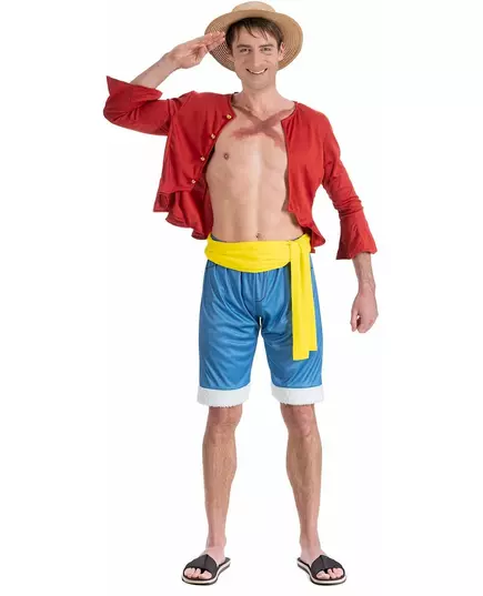 Kostým Luffy One Piece pro dospělé, Velikost: Small