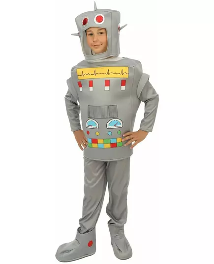 Dětský kostým robota, Velikost: 7-9 let (120/130 cm)