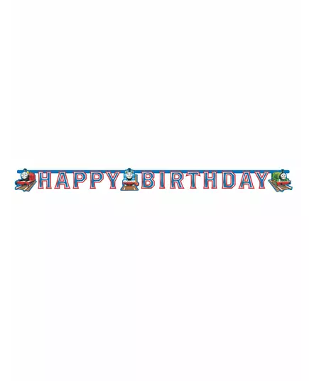Kartonová girlanda Happy Birthday Thomas and Friends 180 × 15 cm, image 2