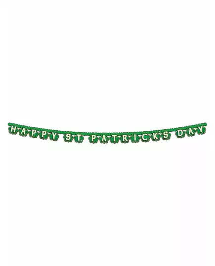 Zelená girlanda Happy St. Patrick's Day 2 m, image 2