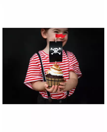 Sada na cupcake Pirate Party 4,8 × 7,6 × 4,6 cm – 20 cm, image 2