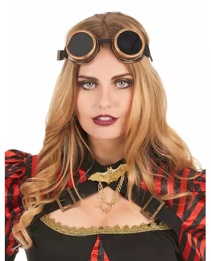 Steampunk měděné letecké brýle (goggles) pro dospělé, image 2