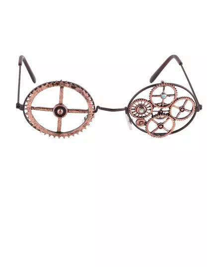 Kulaté bronzové steampunk brýle, image 2