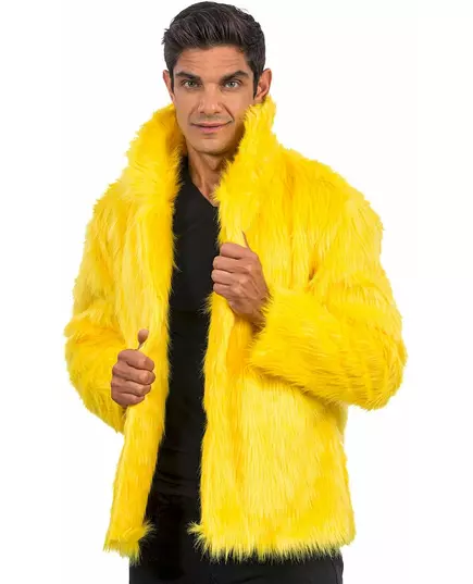 Růžový kabát z umělé kožešiny pro dospělé, Velikost: Small