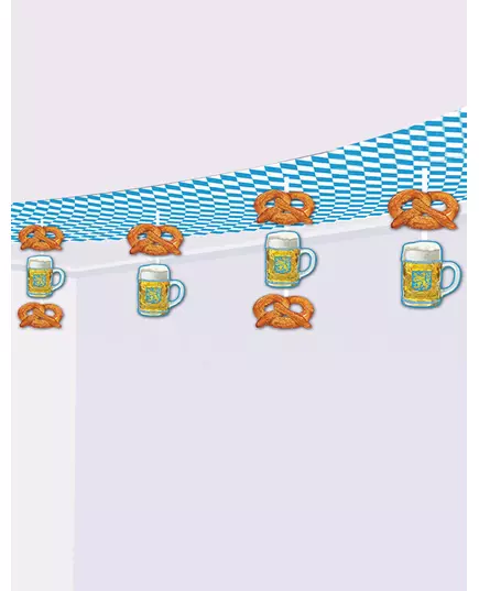 Závěsné dekorace pivo a preclík pro Oktoberfest, image 2