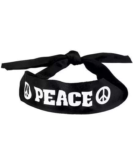 Černá čelenka Peace pro dospělé, image 2