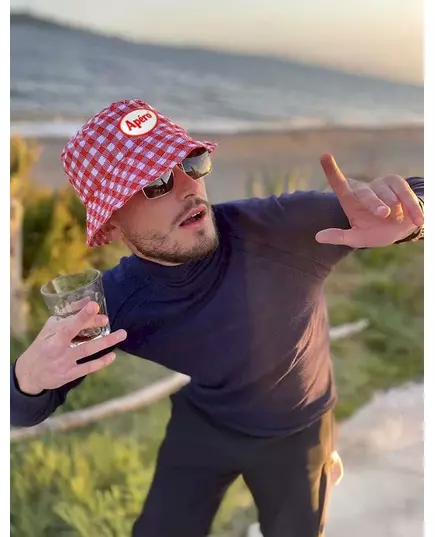 Červený „aperitif“ bob klobouk pro dospělé, image 2