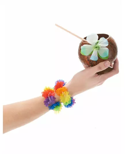 2 vícebarevné havajské náramky, image 2
