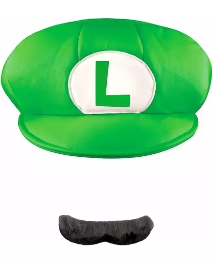 Čepice Luigi s knírem pro dospělé, image 2