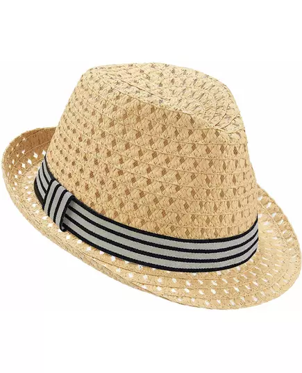Ažurový borsalino klobouk s dvoubarevnou stuhou pro dospělé, image 2