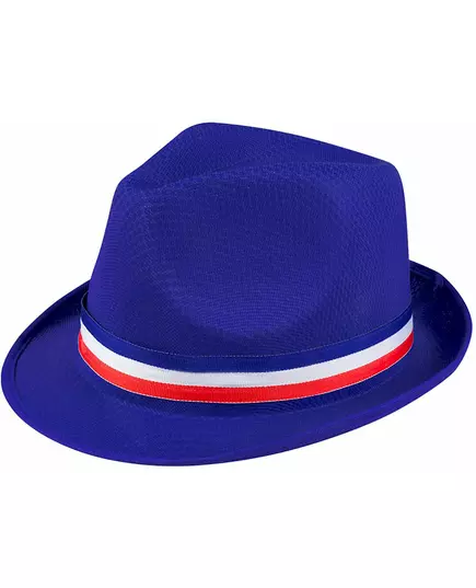 Modrý gangsterský klobouk pro fanoušky Francie, image 2