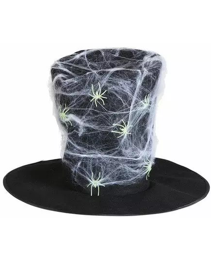 Halloweenský cylindr s pavučinou pro dospělé, image 2