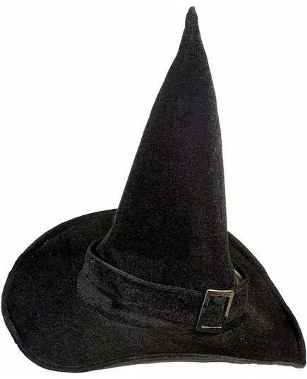 Sametový čarodějnický klobouk pro dospělé Halloween, image 2