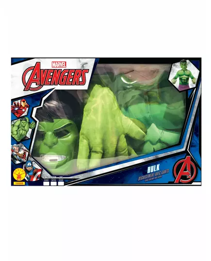 Klasická sada Hulk s obřími rukavicemi pro chlapce, Velikost: 5-6 let(110-116 cm), image 2