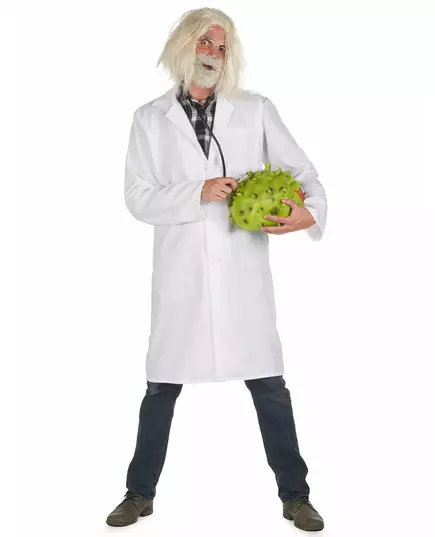 Kostým pláště vědce-doktora pro dospělé, Velikost: XX-Large, image 2